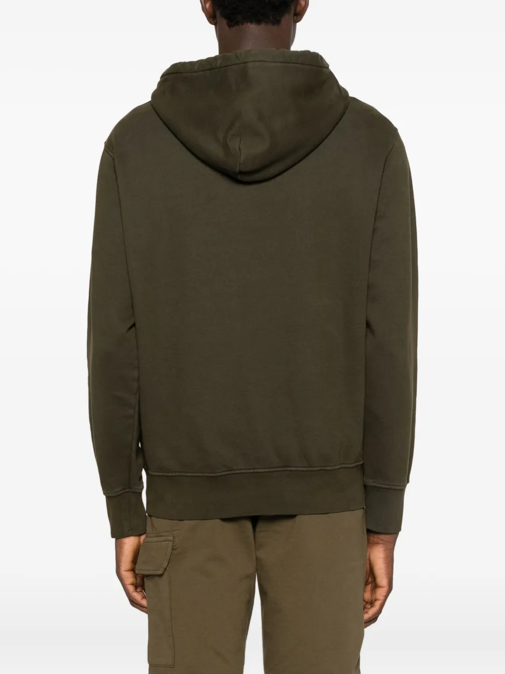 C.P. Company Hoodie met geborduurd logo Groen