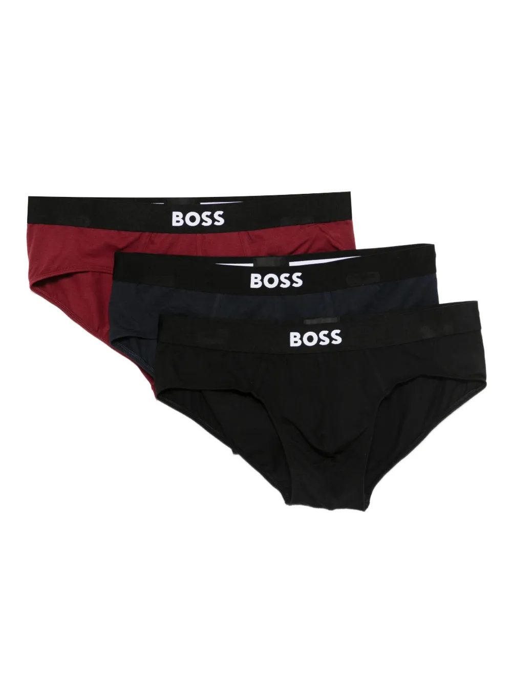 BOSS logo boxers (set of three) | Black | Image 1