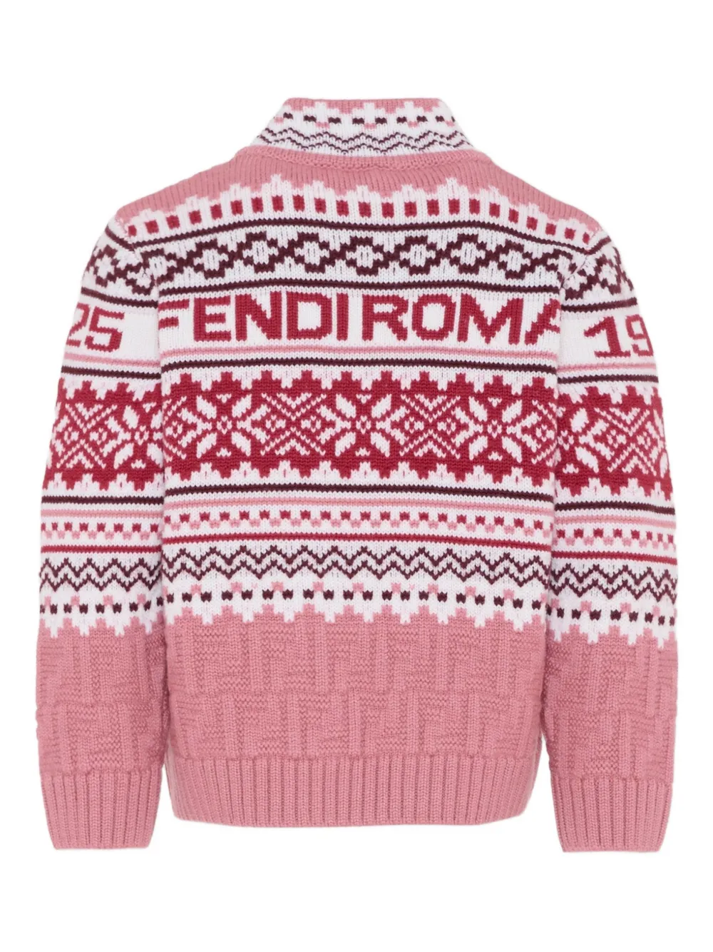 Fendi Kids Coltrui met patroon Roze