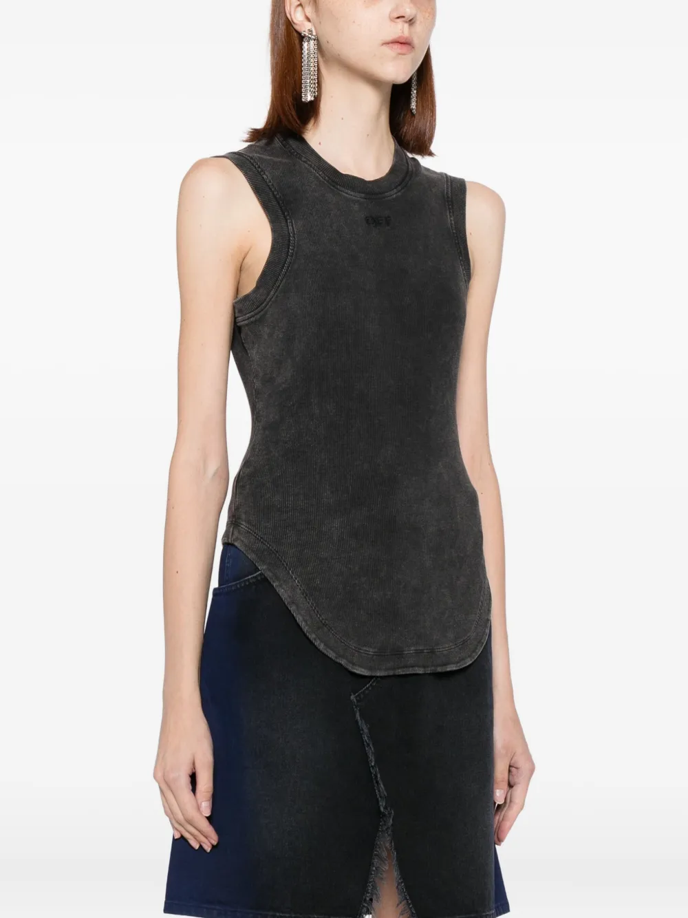 Off-white Kat Tank Top In Black