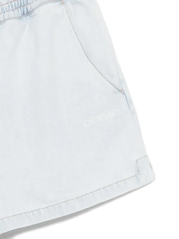 【OFF WHITE】ツイル ベーシック  オフホワイト ショーツ PERFECTO® ワイドパンツ - オフホワイト - SCRT