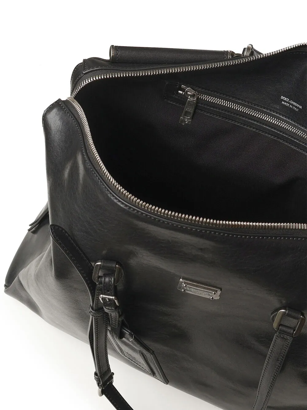 Dolce & Gabbana Vittoria kalfsleren handtas Zwart