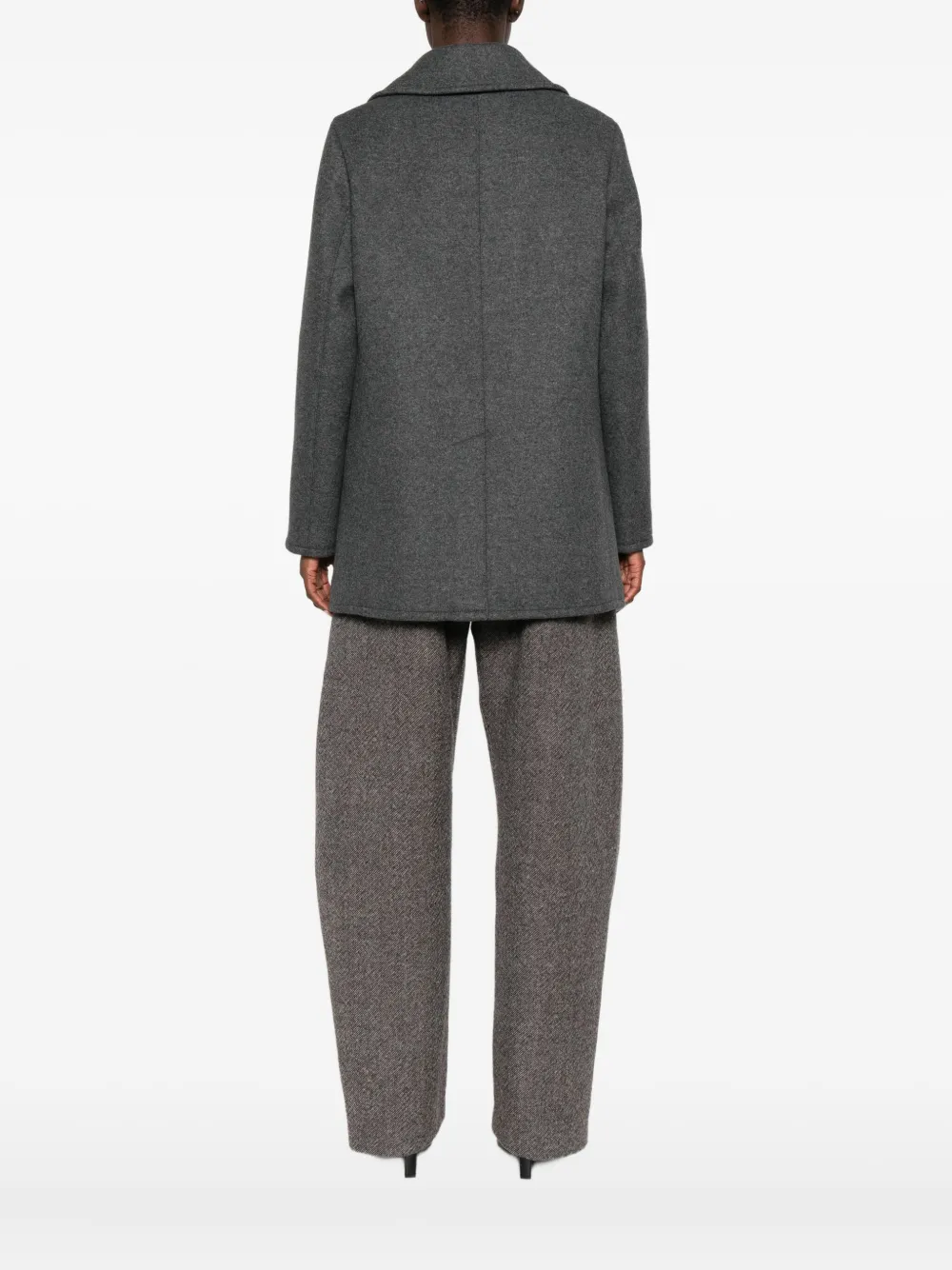 Circolo 1901 Double-breasted Jacket In Gray