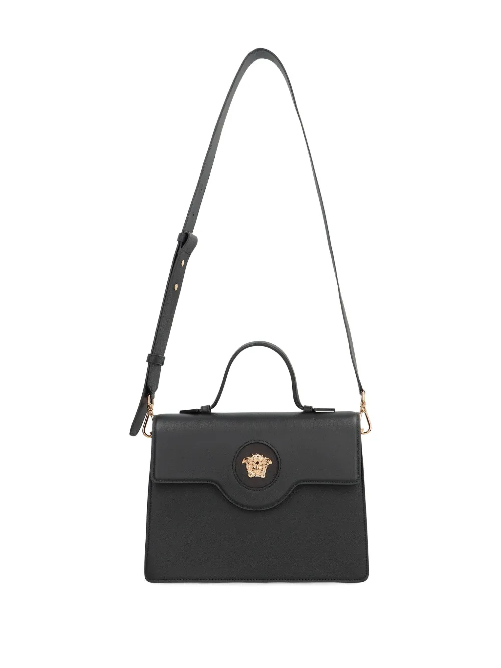 Versace Medusa '95 leren handtas Zwart