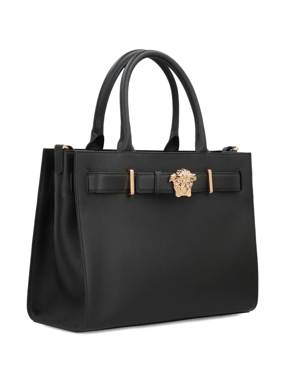 Versace Medusa leren shopper Zwart