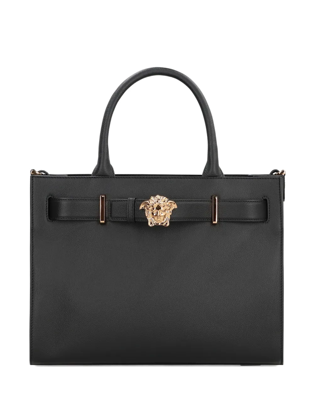 Versace Medusa leather tote bag | Black | Image 1