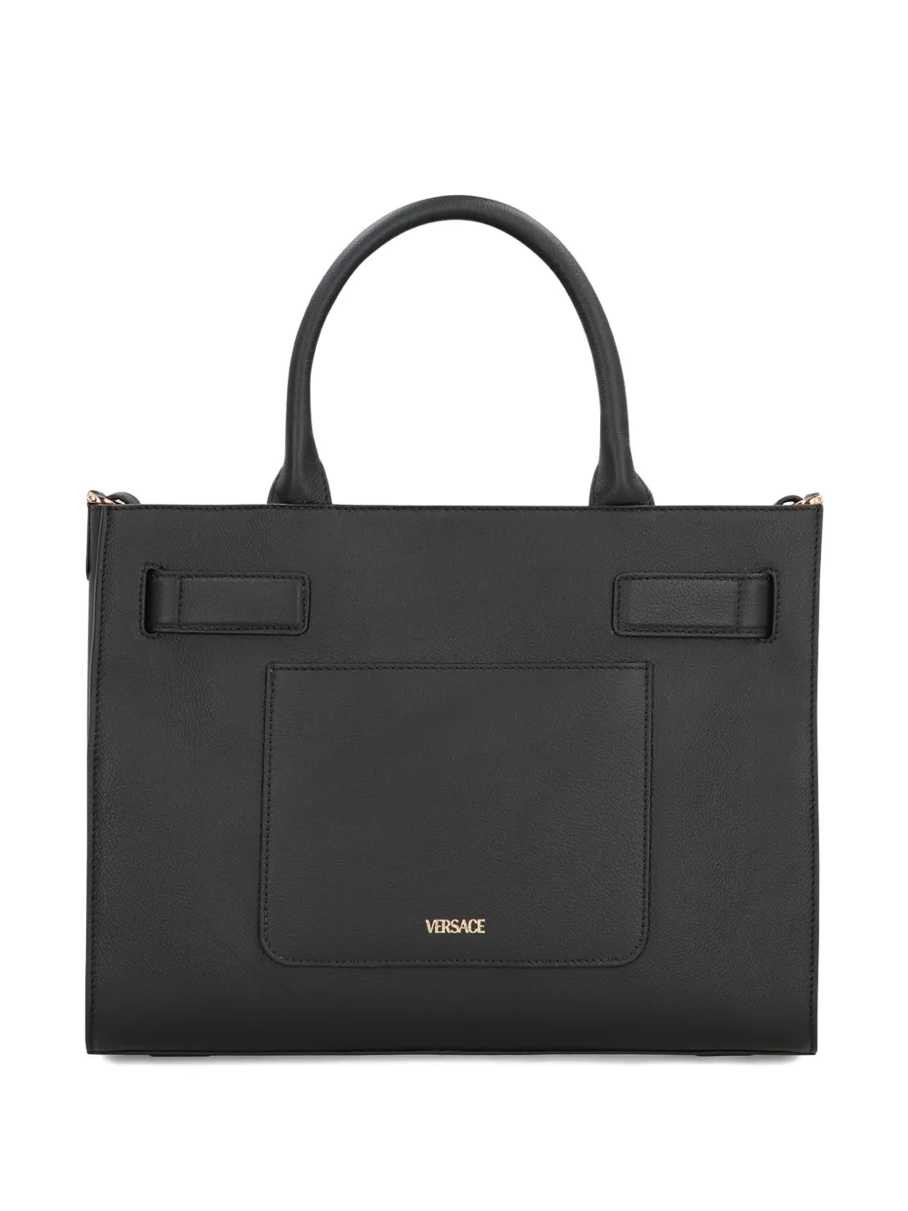 Versace Medusa leren shopper - Zwart