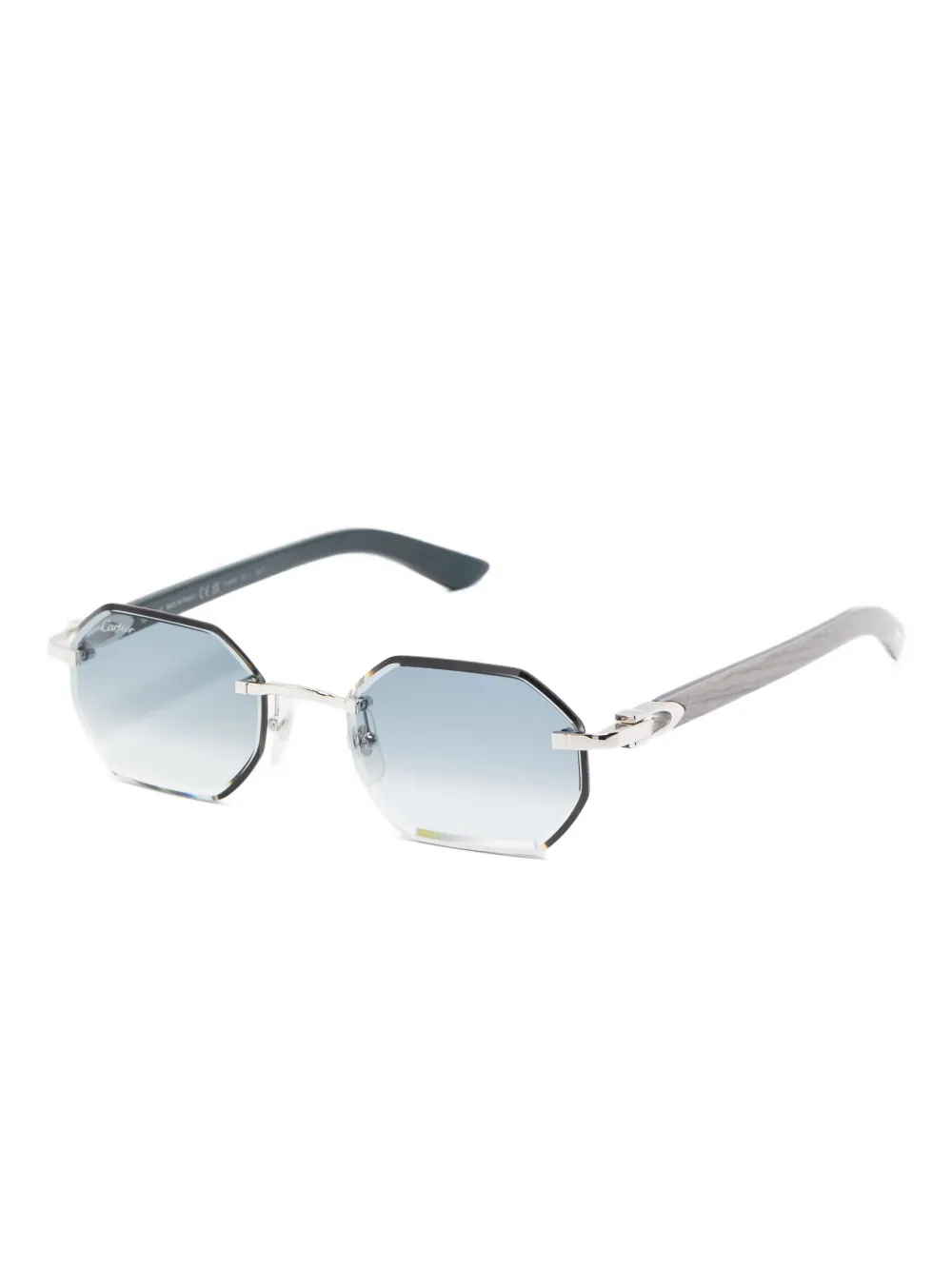 Cartier Eyewear C Décor zonnebril - Zilver