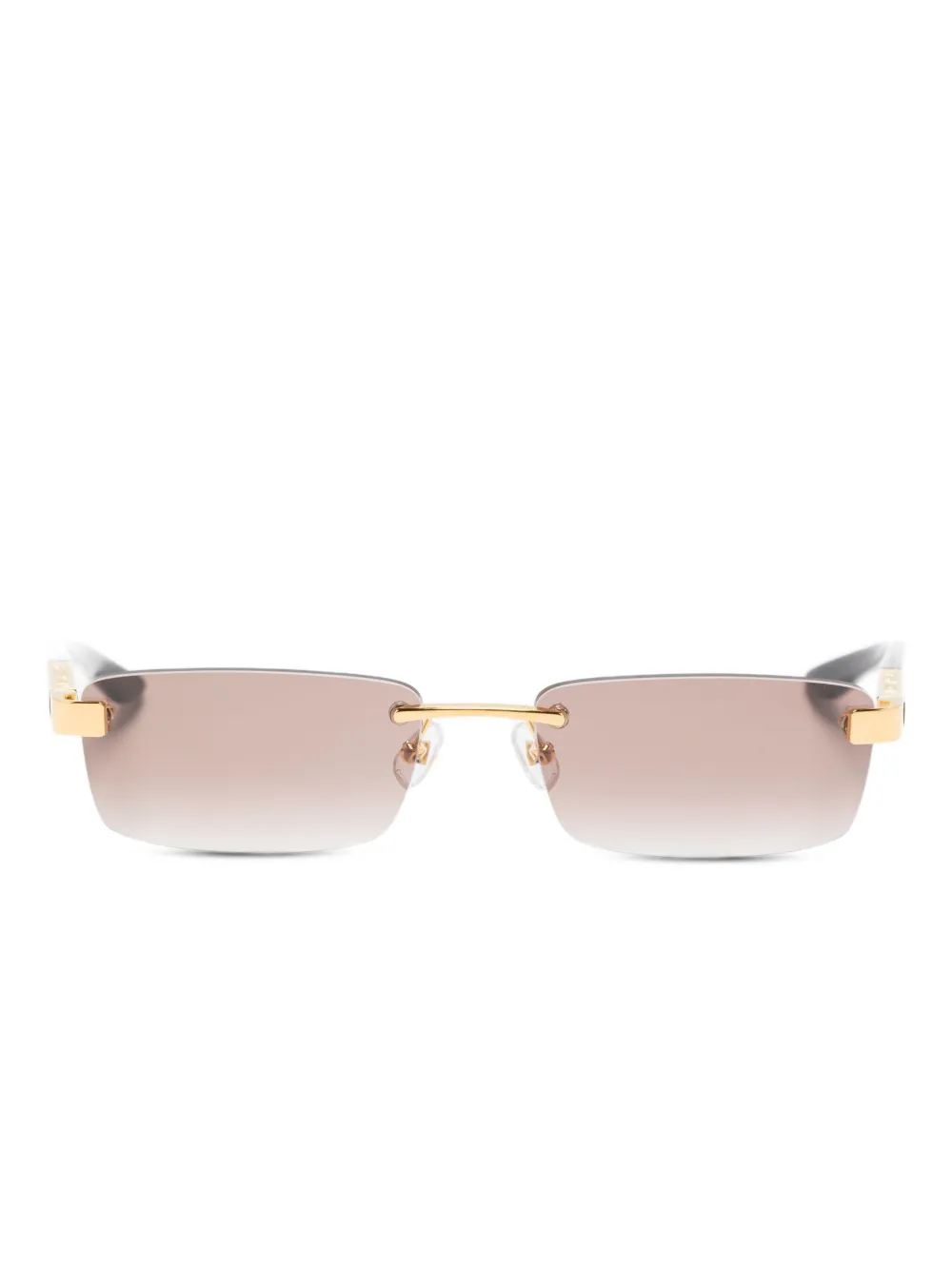 Maybach eyewear lentes de sol con armazón rectangular | marrón | Image 1