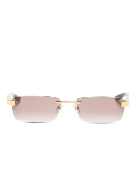 Maybach eyewear rectangle-frame sunglasses