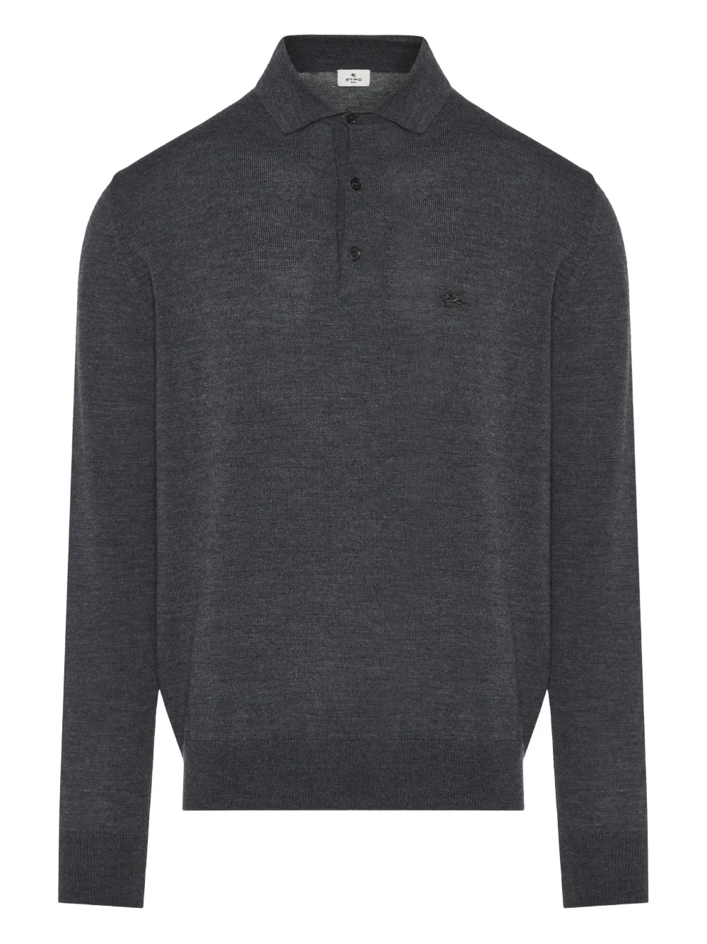 ETRO long-sleeve polo shirt - Grigio