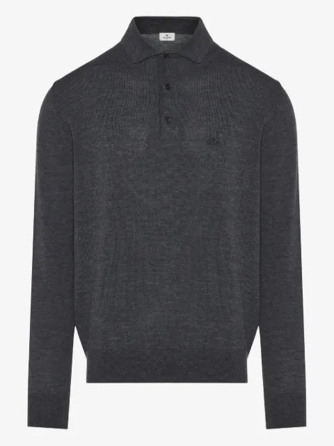 ETRO long-sleeve polo shirt