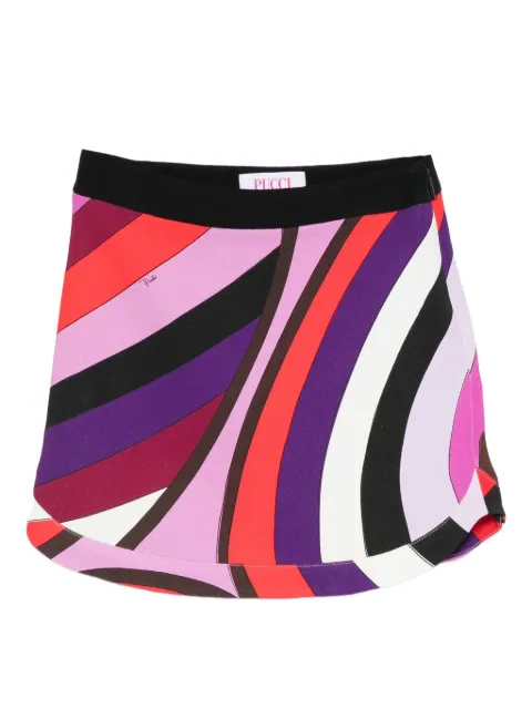 PUCCI Junior falda con estampado Iride