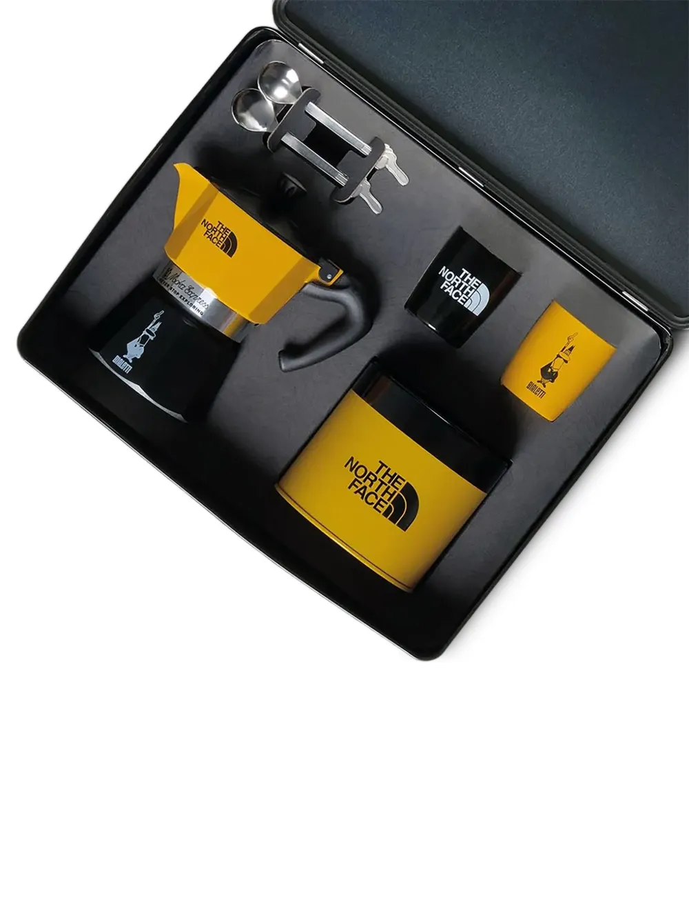  Bialetti Steel Moka Express Set - Yellow 