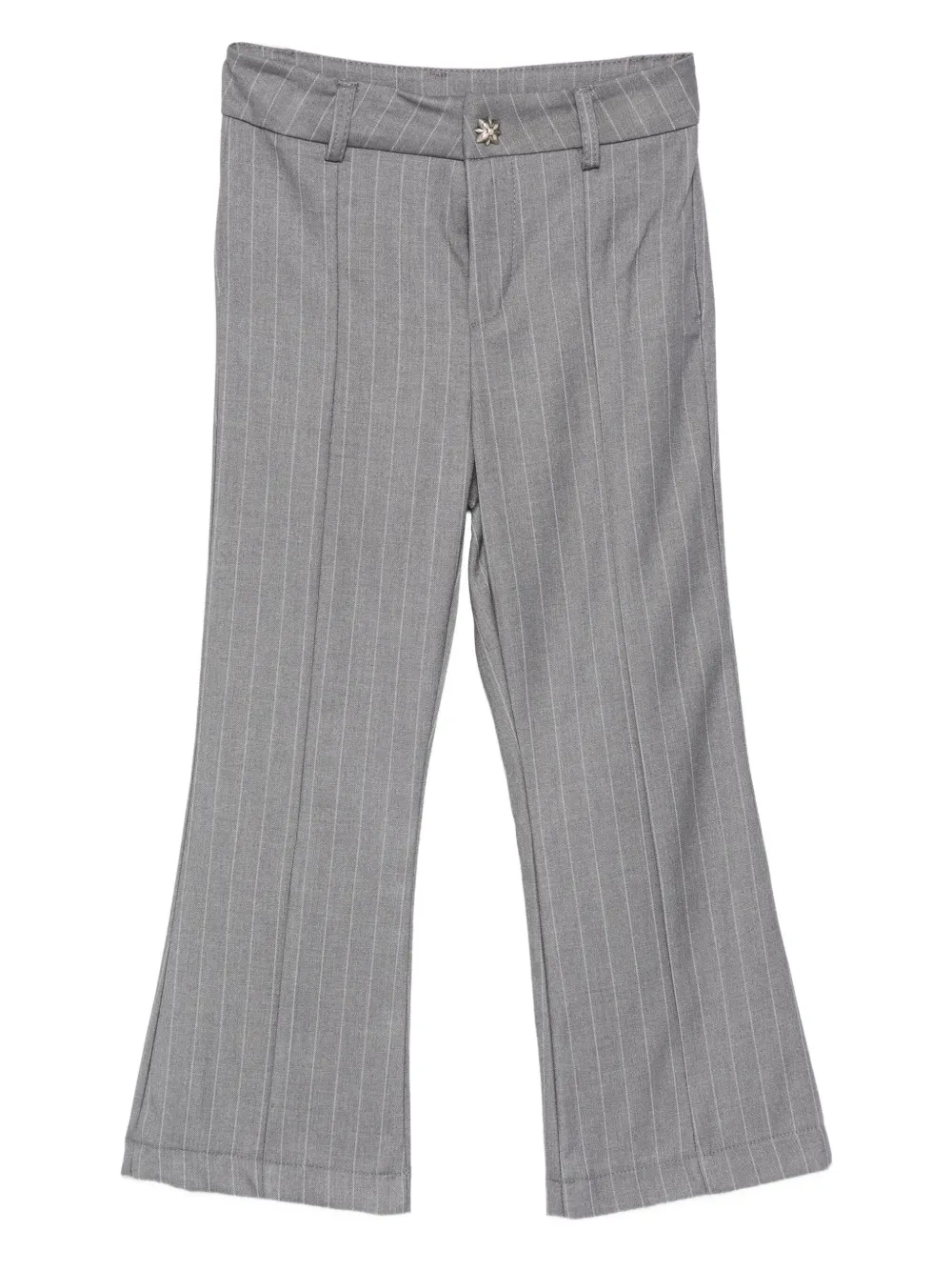 John Richmond Junior pinstriped trousers - Grigio