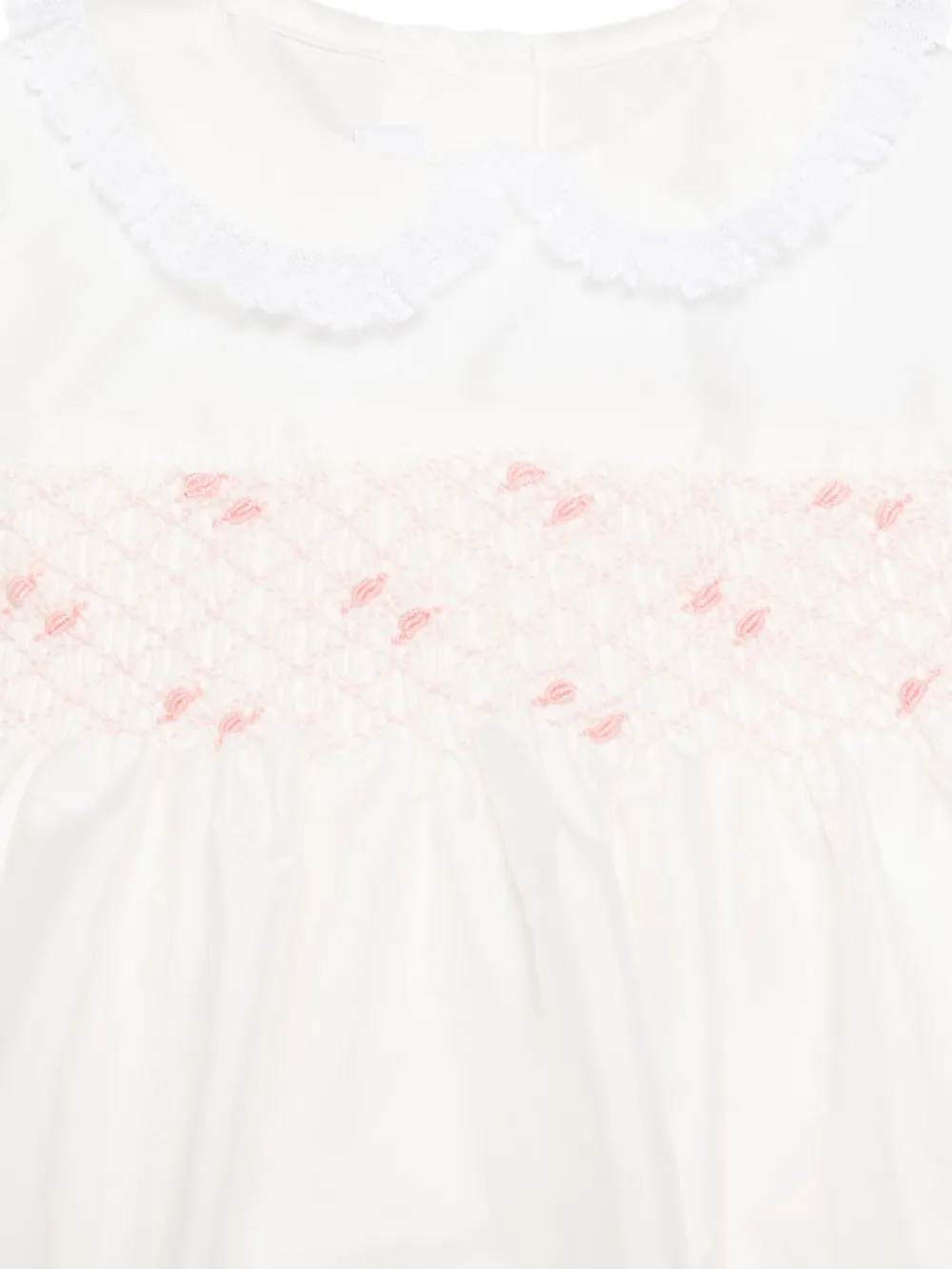 Mariella Ferrari Gesmockte jurk Wit