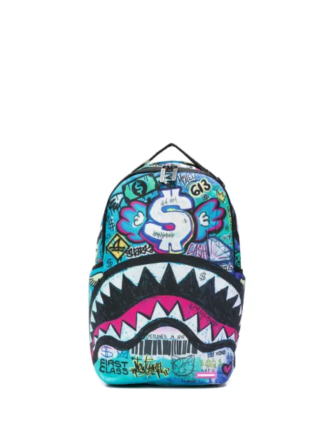 sprayground kid mochila con motivo Shark