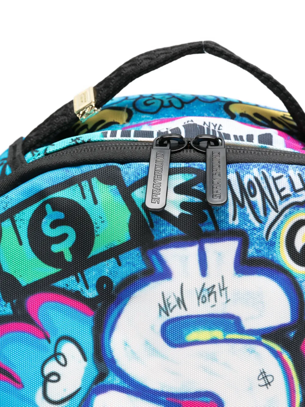 Sprayground Kid Shark-print Backpack In Blue