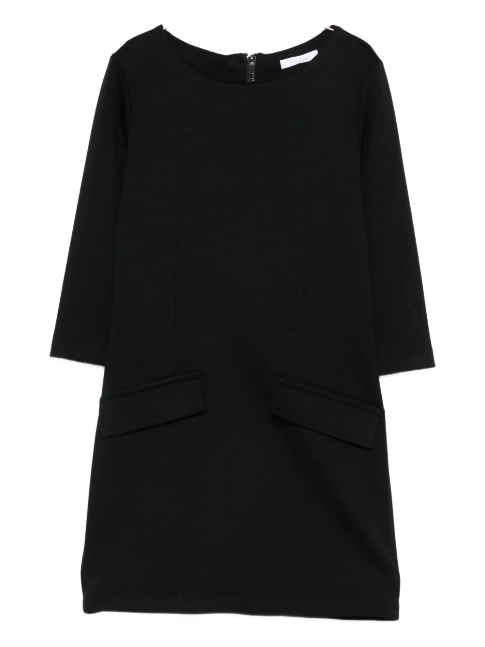 Miss Grant Kids cotton long sleeve dress | Black | Image 1