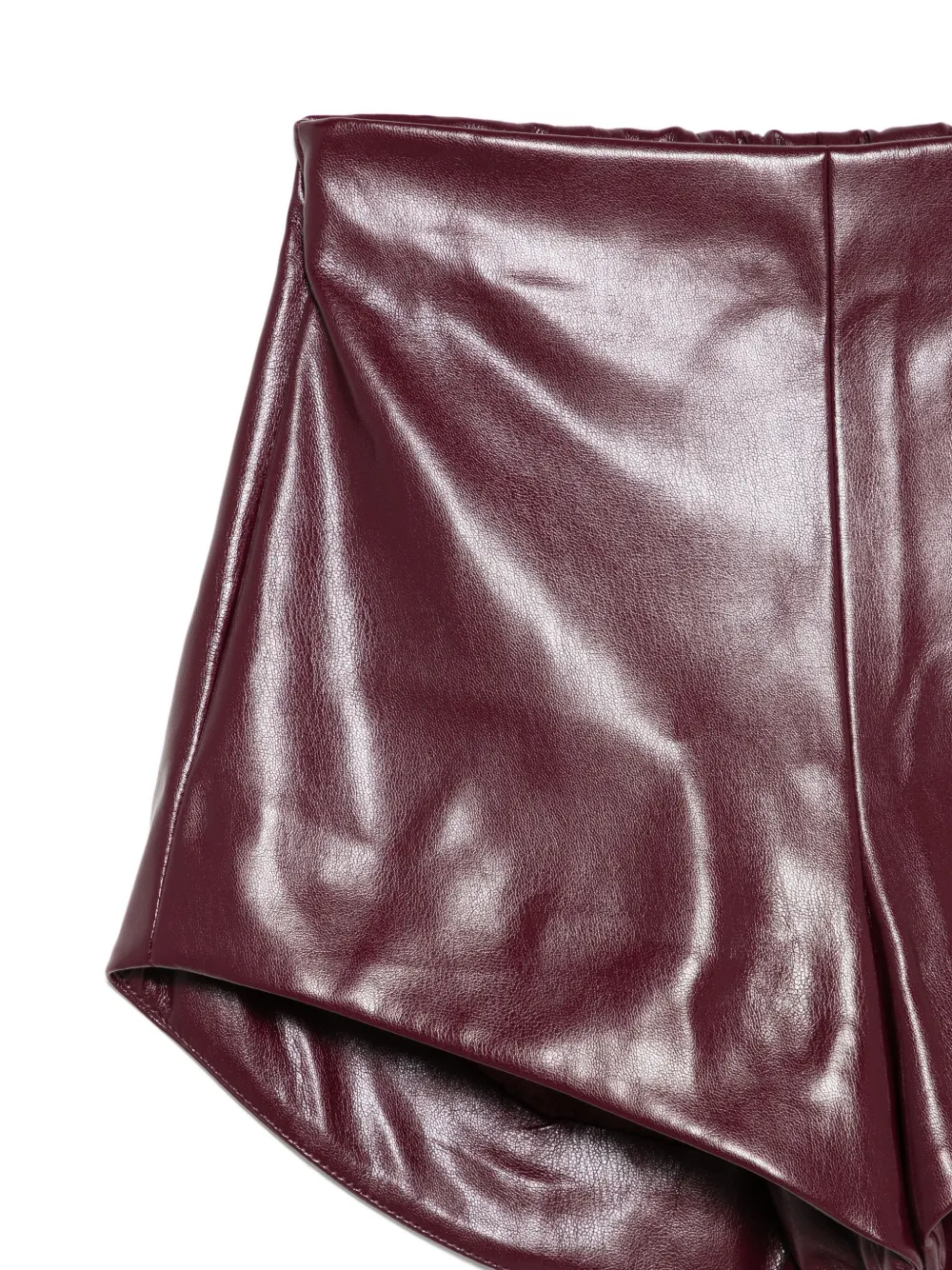 Miss Grant Kids Shorts van imitatieleer Rood