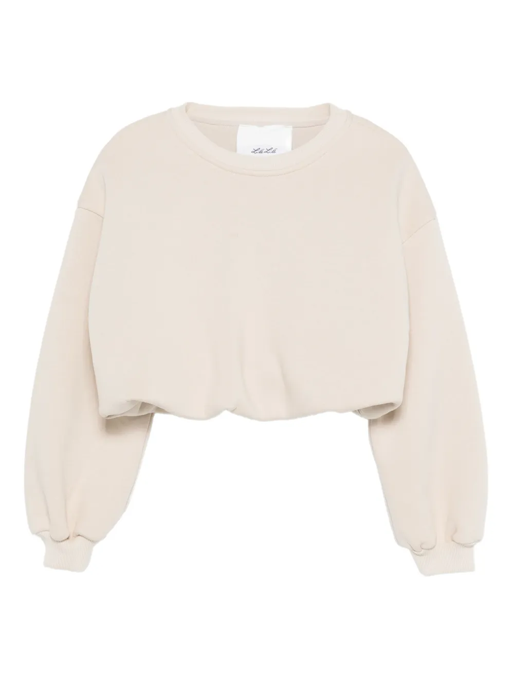 Miss Grant Kids クロップド スウェットシャツ - ニュートラル Miss Grant Kids クロップド スウェットシャツ - ニュートラル