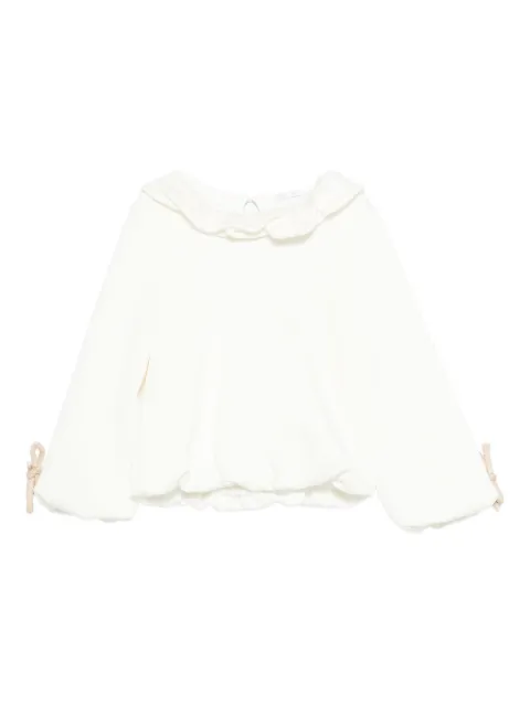 Miss Grant Kids ruffled-collar blouse