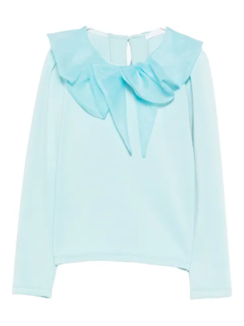 Miss Grant Kids ruffled-collar blouse