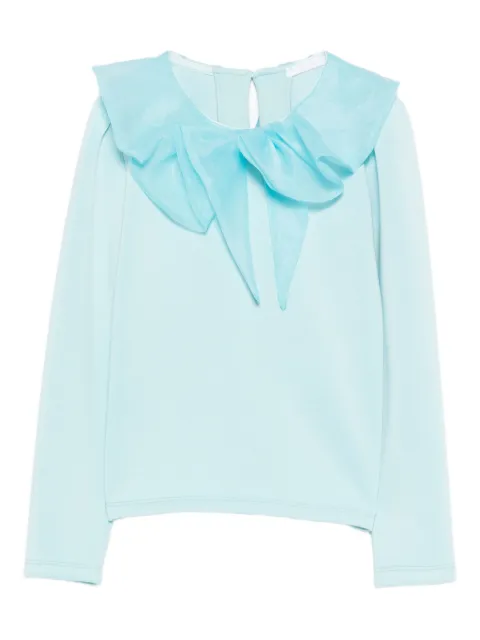 Miss Grant Kids ruffled-collar blouse
