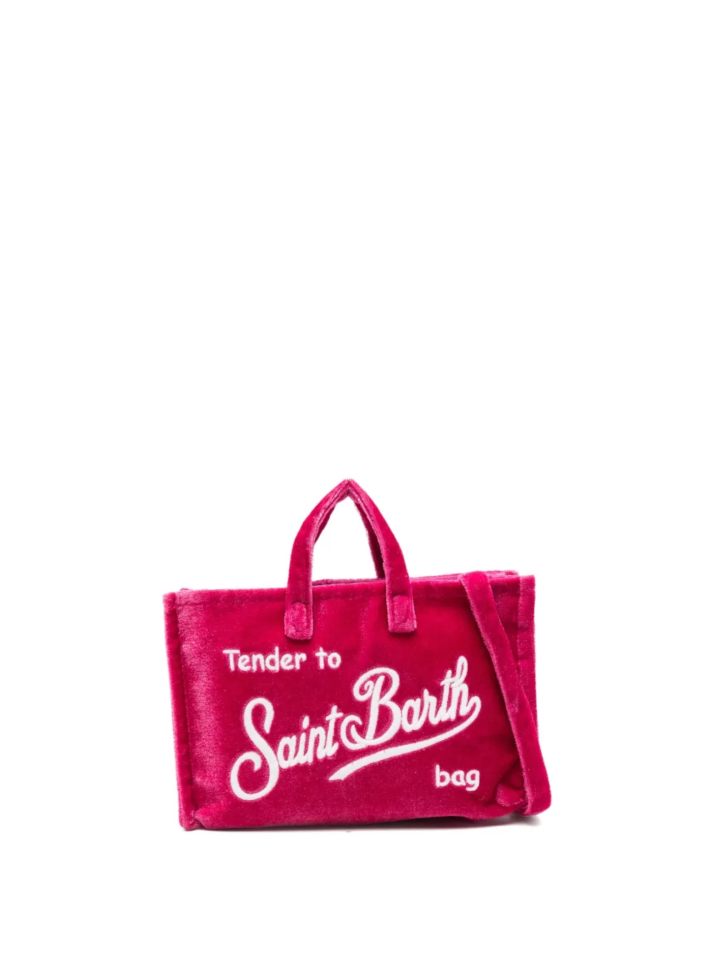 Mc2 Saint Barth Phone Tote Bag In Burgundy
