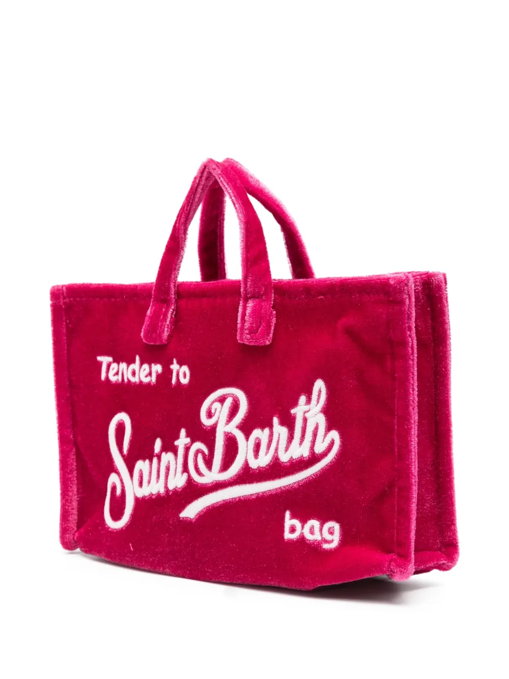 Mc2 Saint Barth Phone Tote Bag In Burgundy