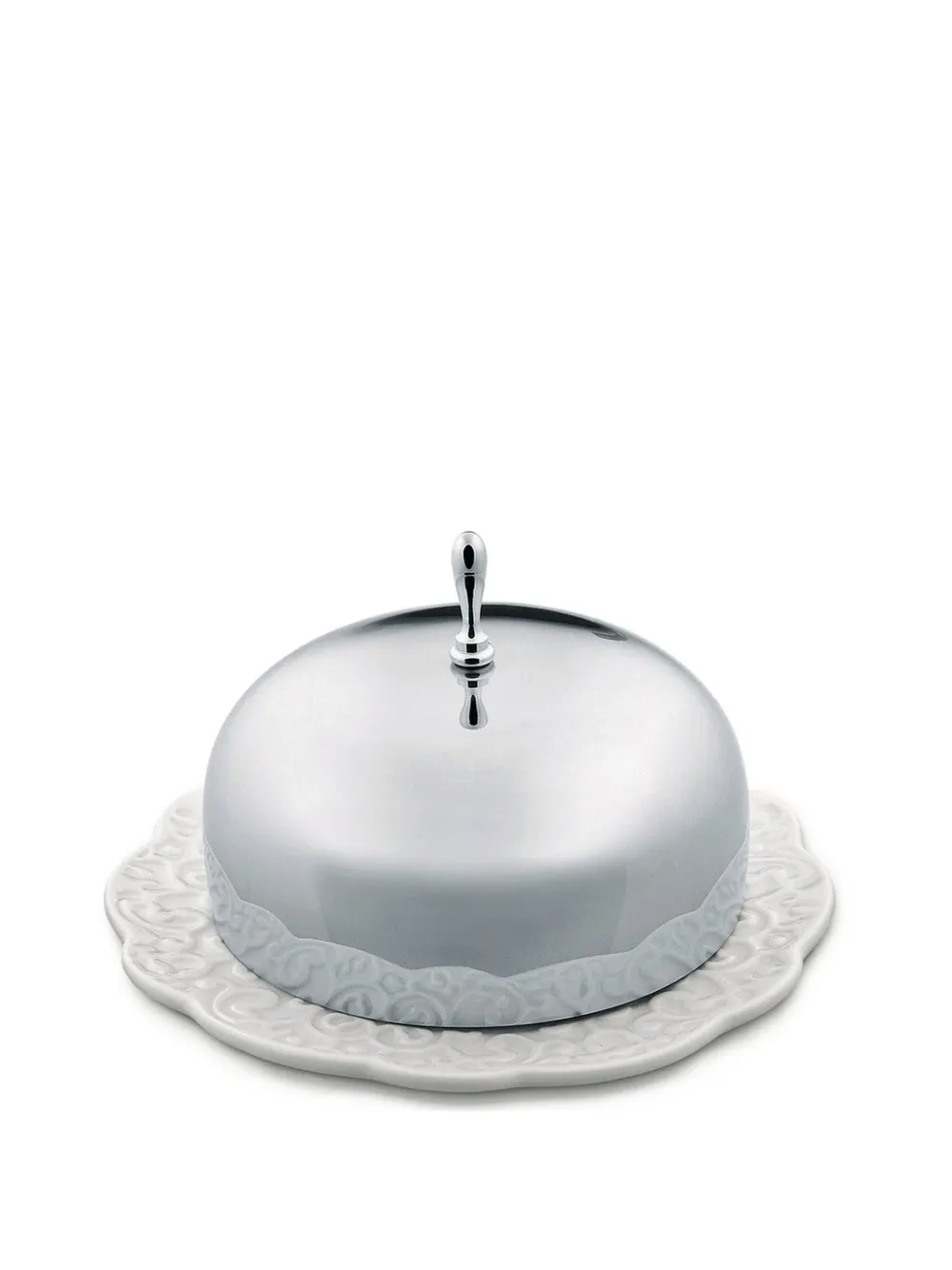 Alessi mantequillera de 12 cm | plateado | Image 1