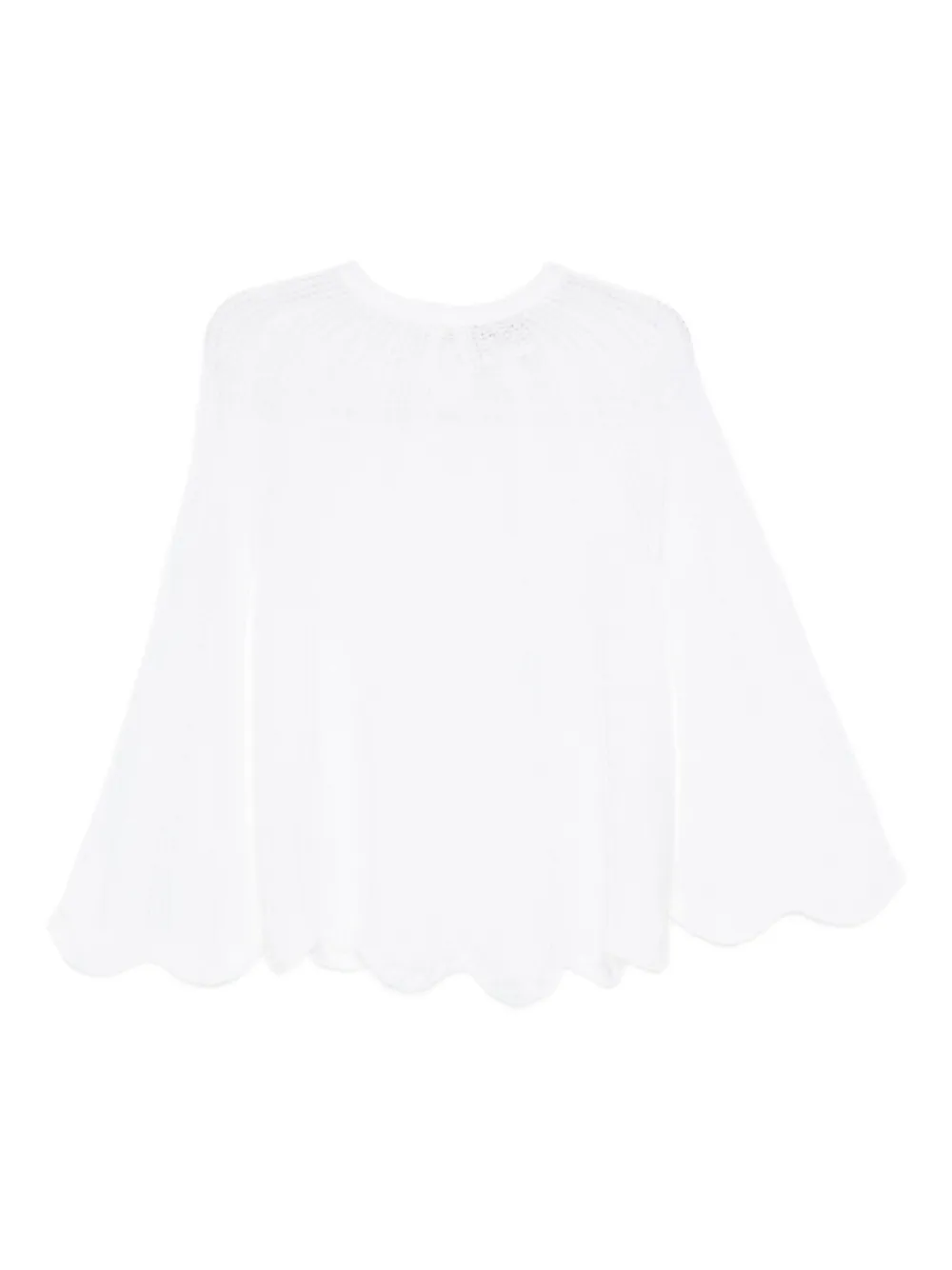 Forte Forte オープンニット セーター - ホワイト Forte Forte オープンニット セーター - ホワイト