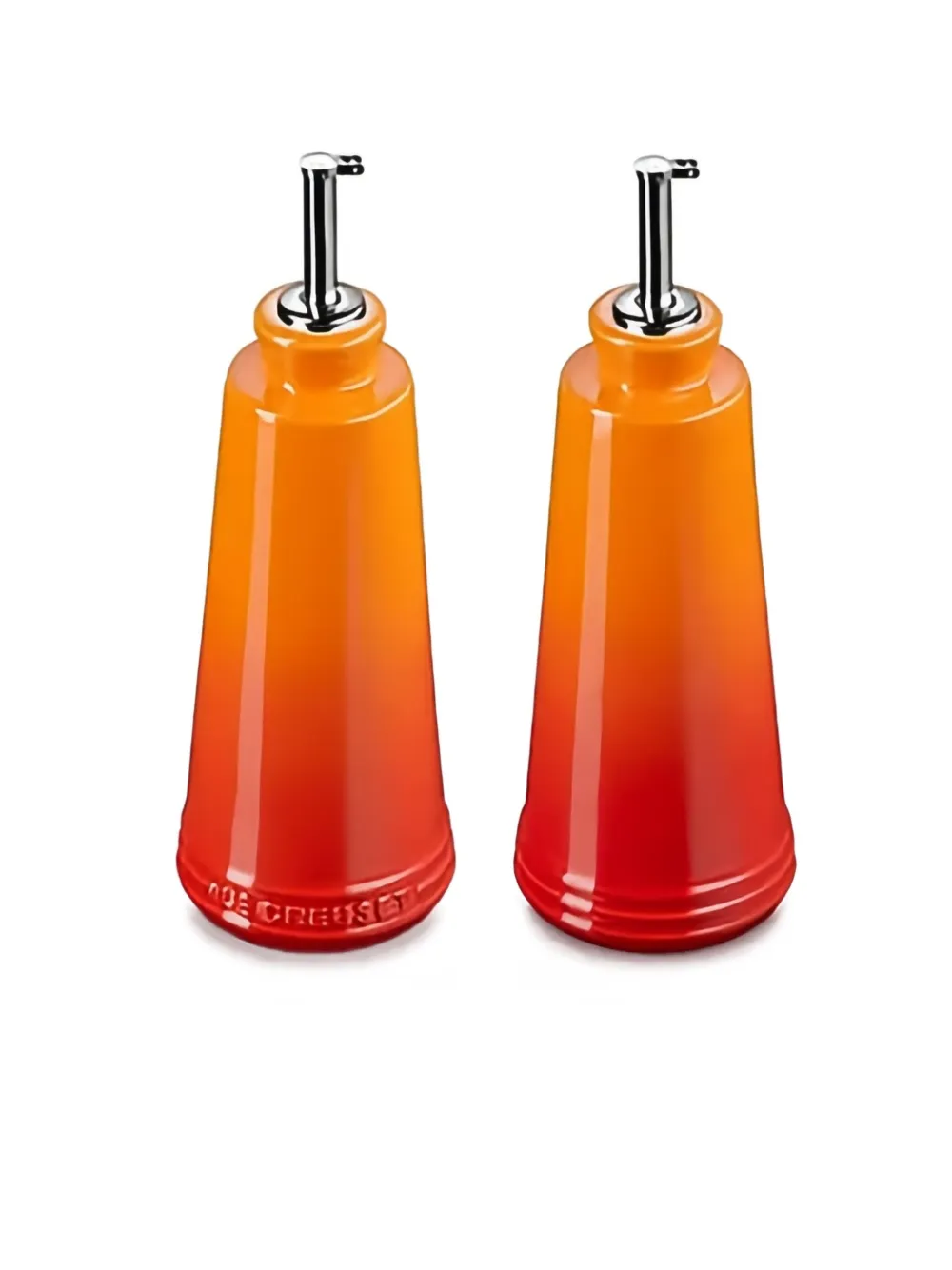 Le Creuset Oil And Vinegar Set (0.3l) In Orange