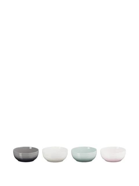 Le Creuset ribbed ceramic bowls (set of four)