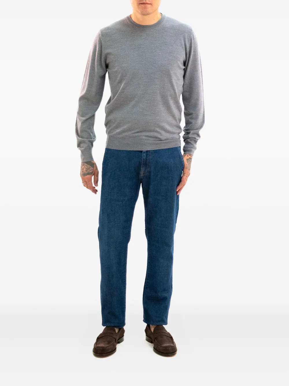 Mauro Ottaviani crew-neck sweater - Grijs