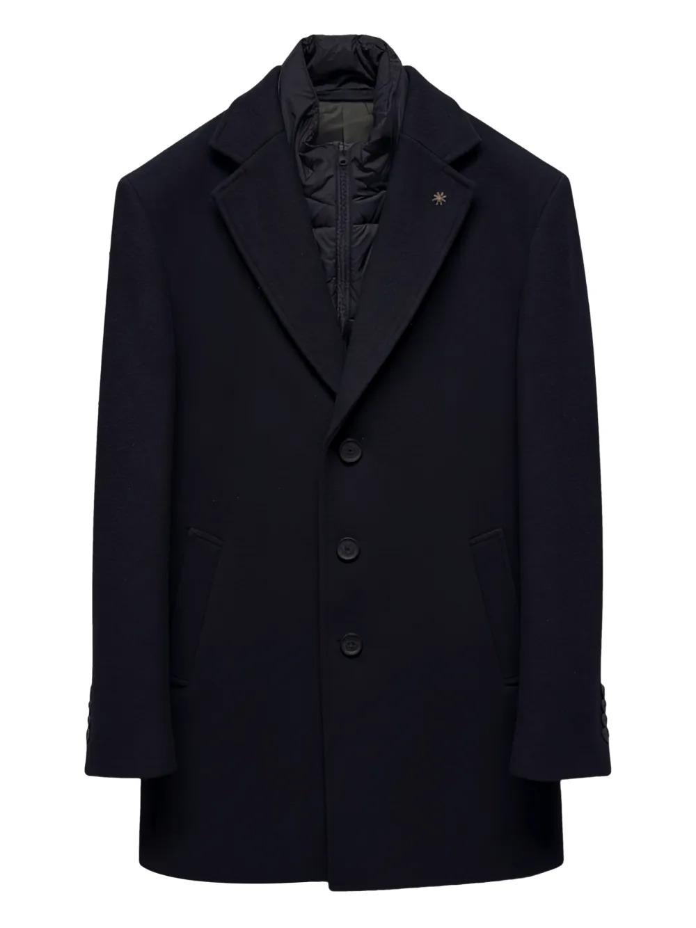 Manuel Ritz buttoned coat | Blue | Image 1