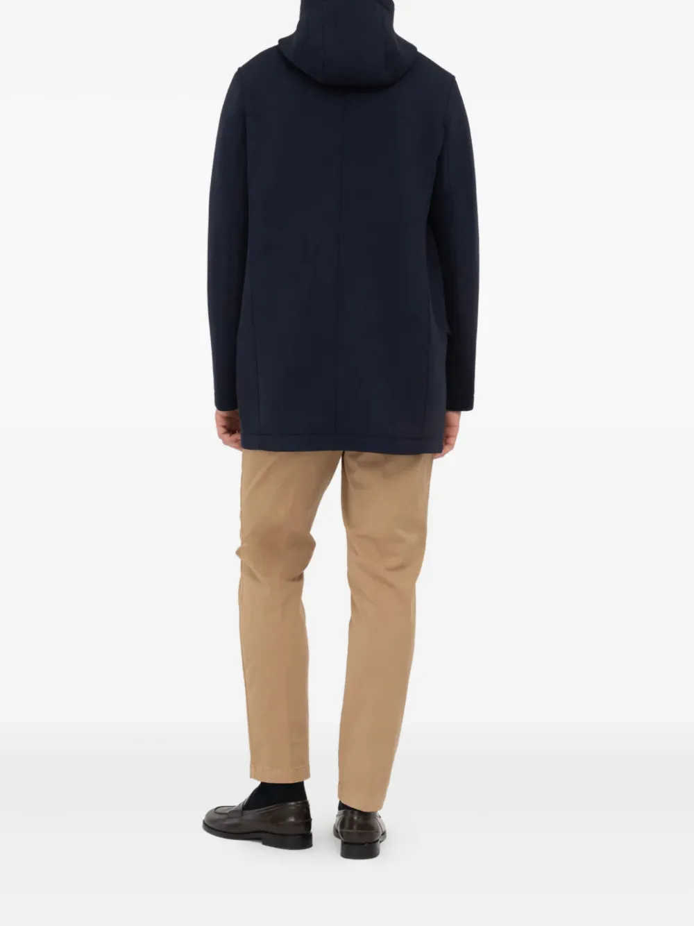 Manuel Ritz Jas met capuchon Blauw