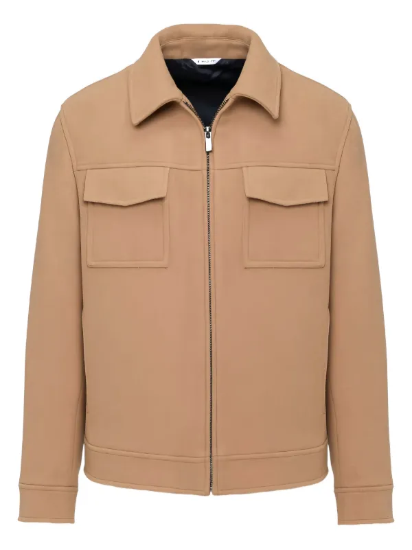 manuel ritz ジャケット Manuel Ritz Zip Jacket | Neutrals | FARFETCH
