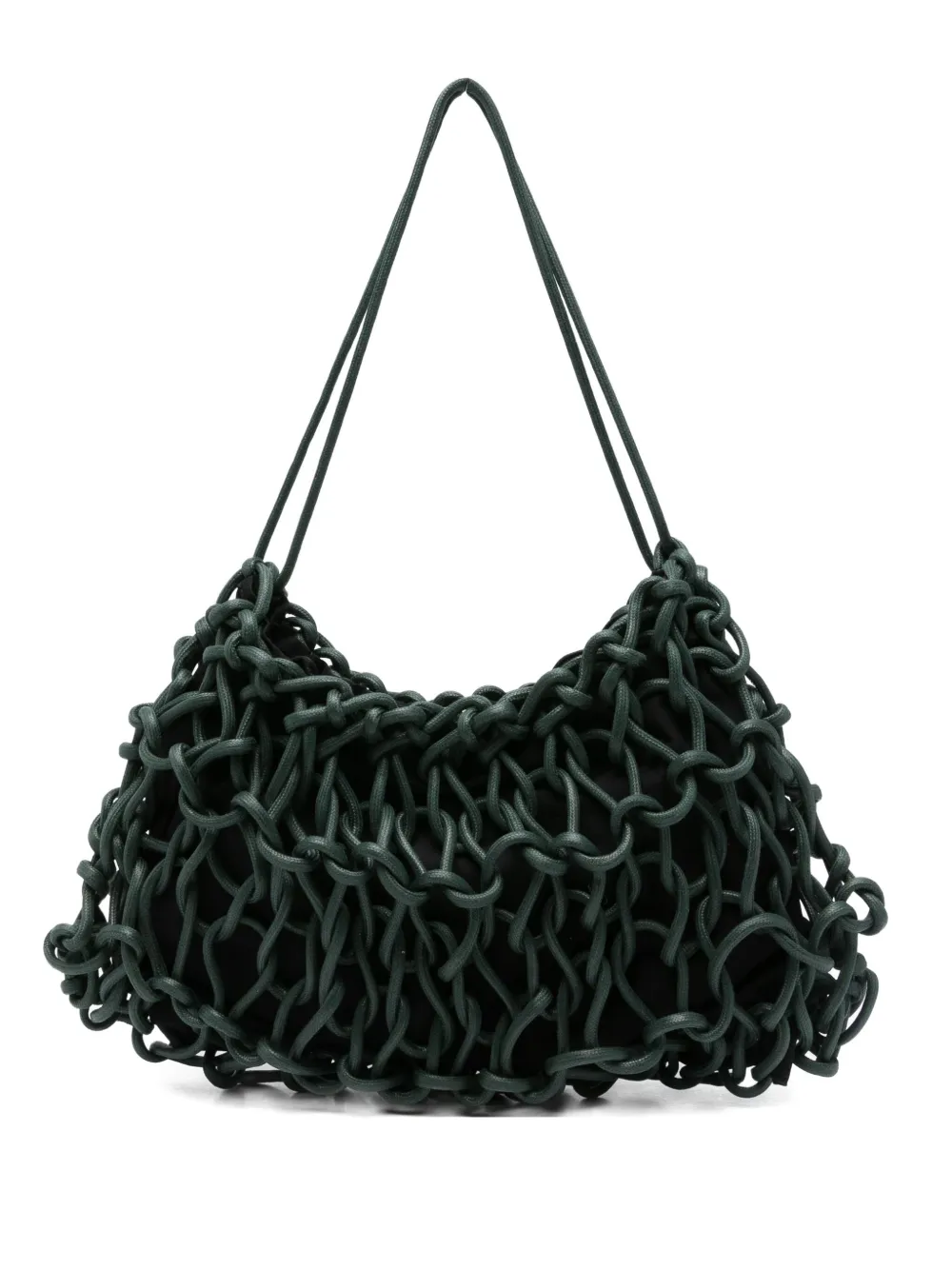 Alienina Nadia Interwoven Shoulder Bag In Green