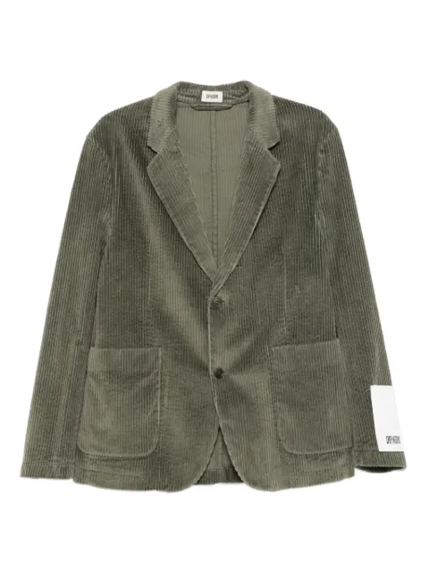 Drykorn جاكيت 'مارلز' مخملي مضلع بجيوب