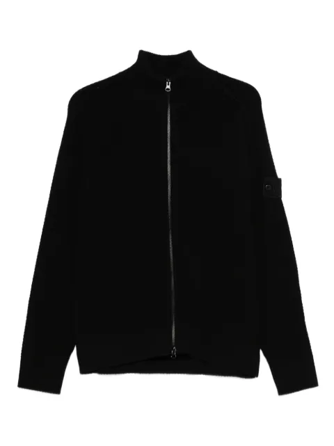 Stone Island Compass-badge zip-up cardigan