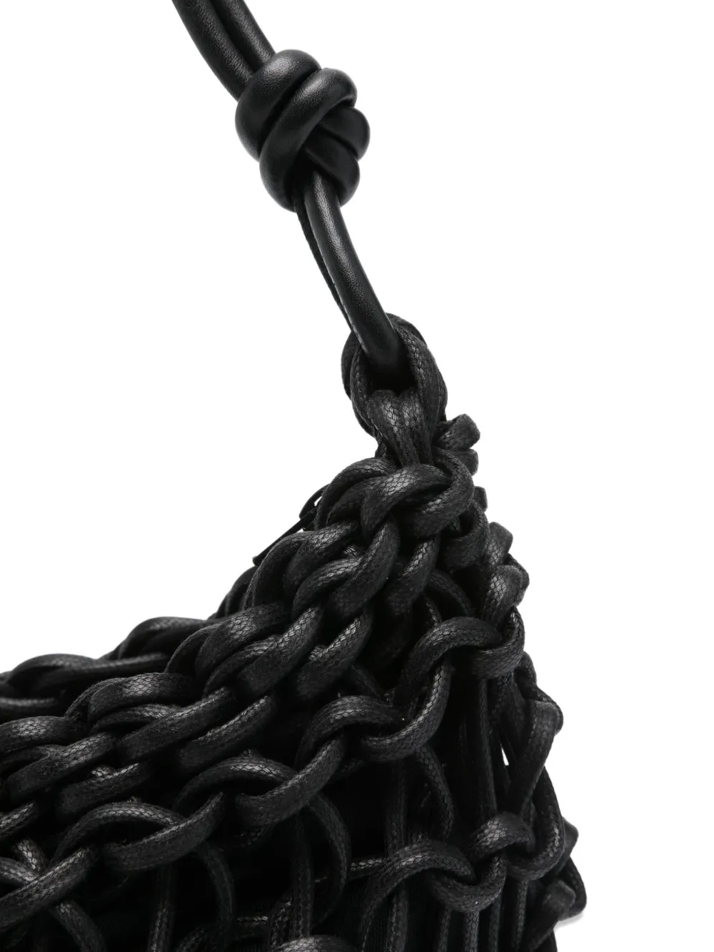 Alienina Aurora Interwoven Shoulder Bag In Black
