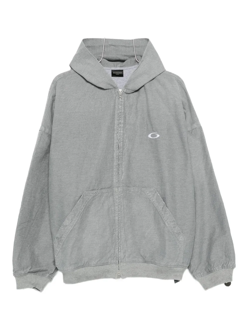 Balenciaga sudadera con capucha y cremallera | gris | Image 1