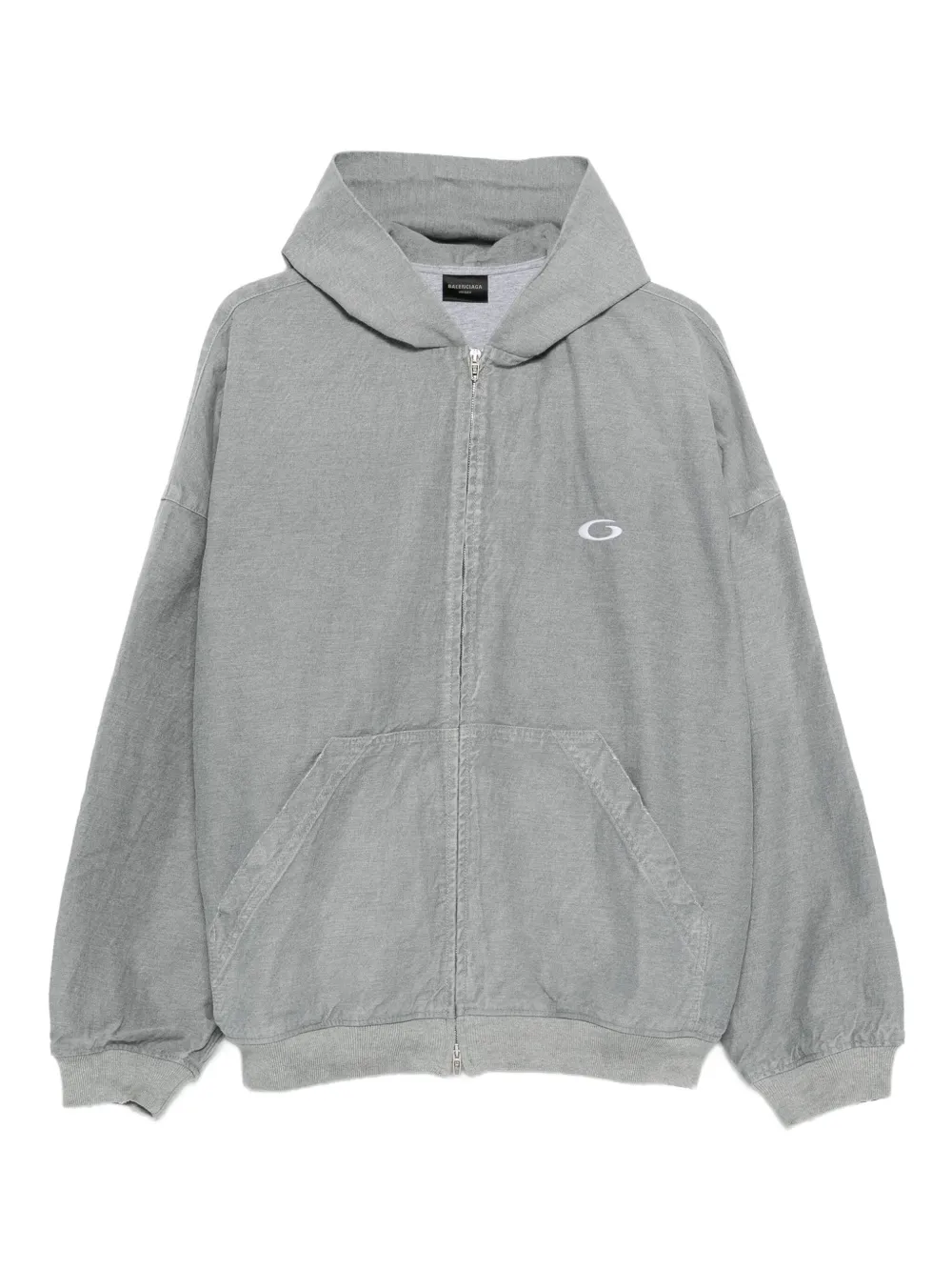 Balenciaga hoodie en trompe l'oeil | gris | Image 1