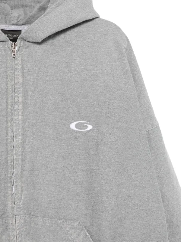 Balenciaga トロンプルイユ パーカー | グレー | FARFETCH JP