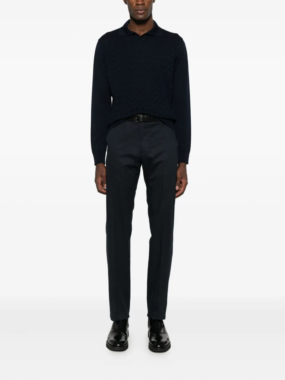 Corneliani wool sweater - Zwart