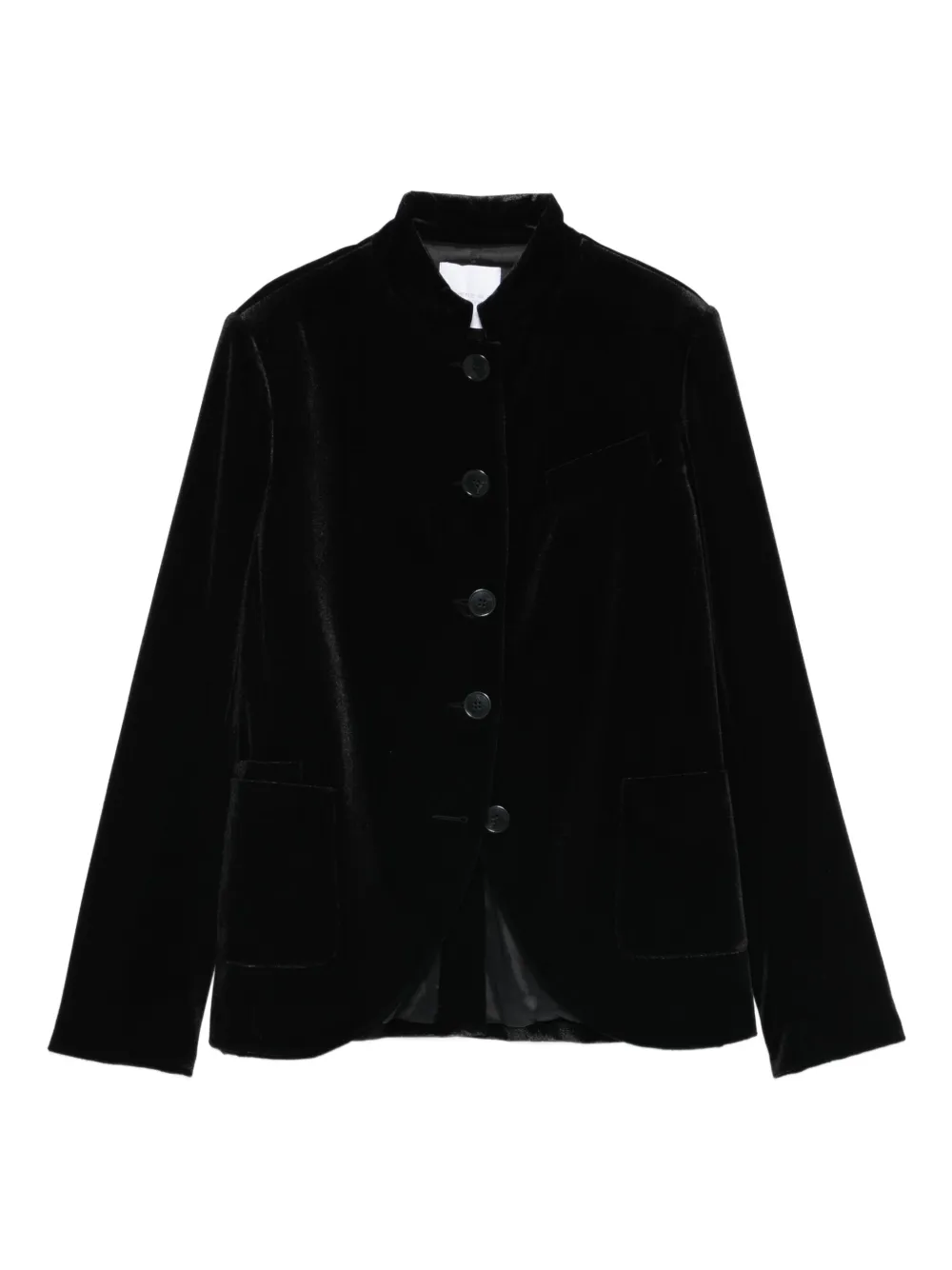 Cenere GB velvet jacket - Nero