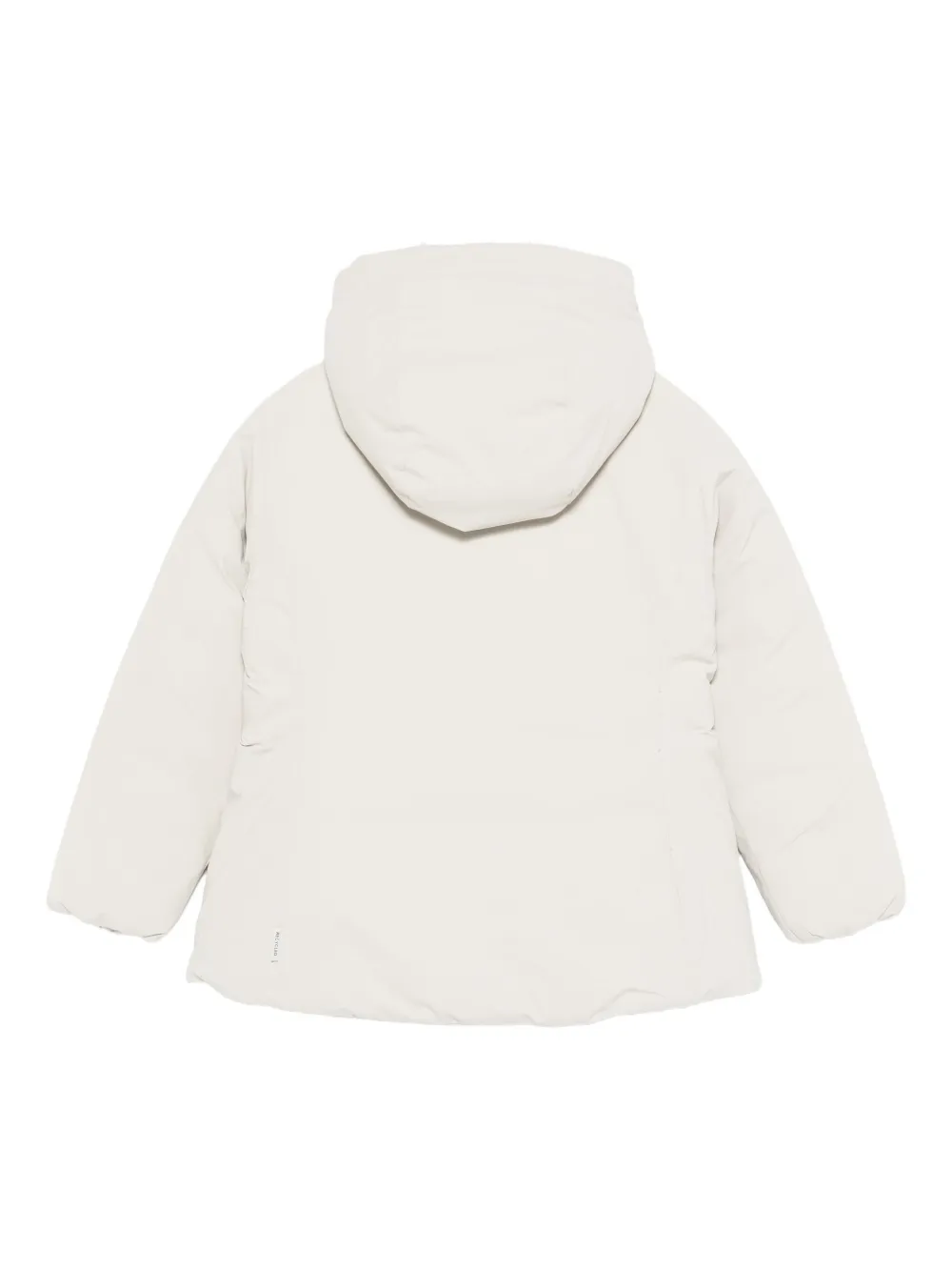 Save The Duck Hooded Zip Coat In Neutral