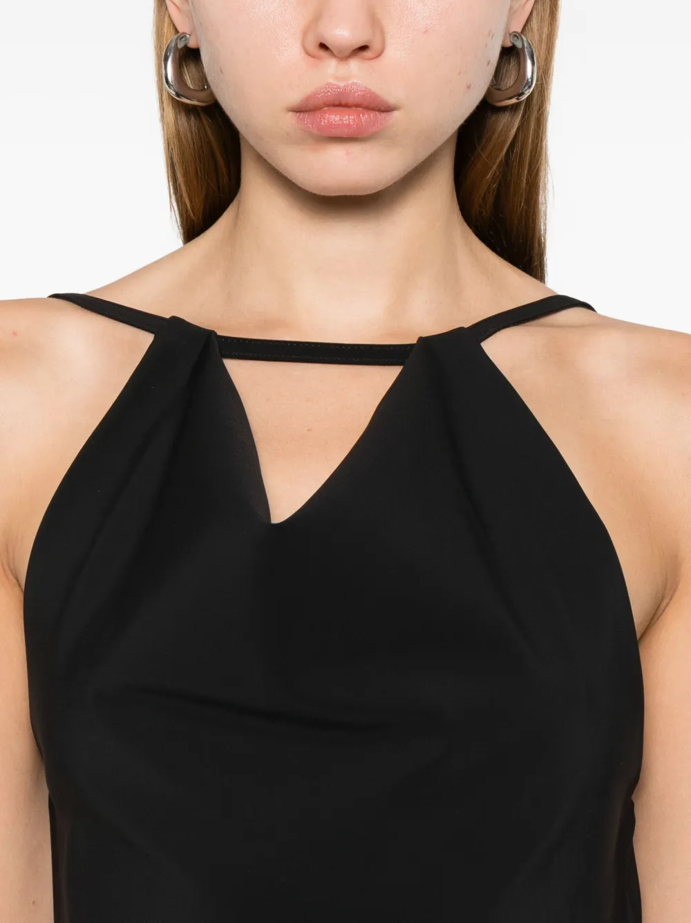 Rohe Halterneck Dress In Black