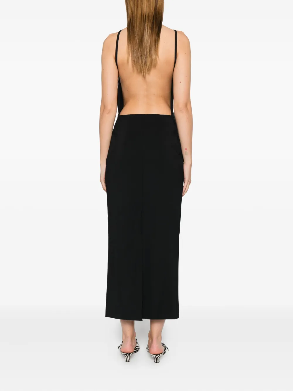 Rohe Halterneck Dress In Black